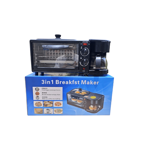 Maquina Para Desayuno 3 En 1 Maquina Multifuncional