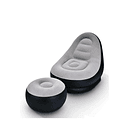 Sofa De Ocio Inflable Con Reposa Pies Silla Puff    6