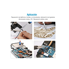 Kit Soldador de Estaño Eléctrico 60w Tipo Lápiz Temperatura Ajustable  3