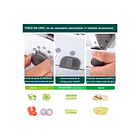 Mandolina Cortador Verduras Rallador Picador Multifuncional 4