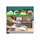 Mandolina Cortador Verduras Rallador Picador Multifuncional 6