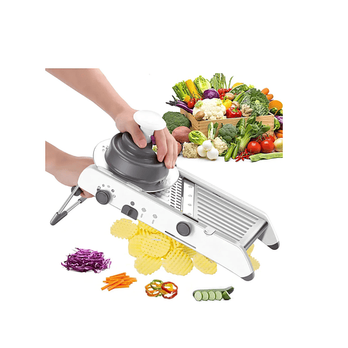 Mandolina Cortador Verduras Rallador Picador Multifuncional