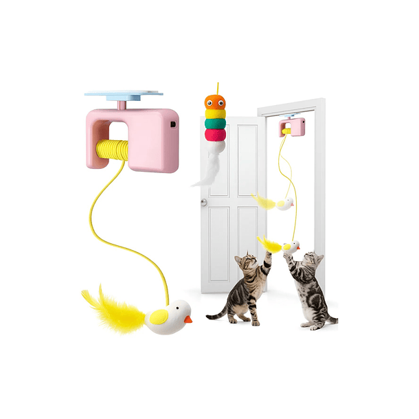 Juego Interactivo De Estimulación Para Gatos Rosa 1
