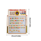 Pizarra Magnética Doble Para Niños Educativa C/ Accesorio 2