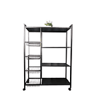 Estanteria Anaquel Organizador Ruedas 4 Niveles 4 Canastilla 1