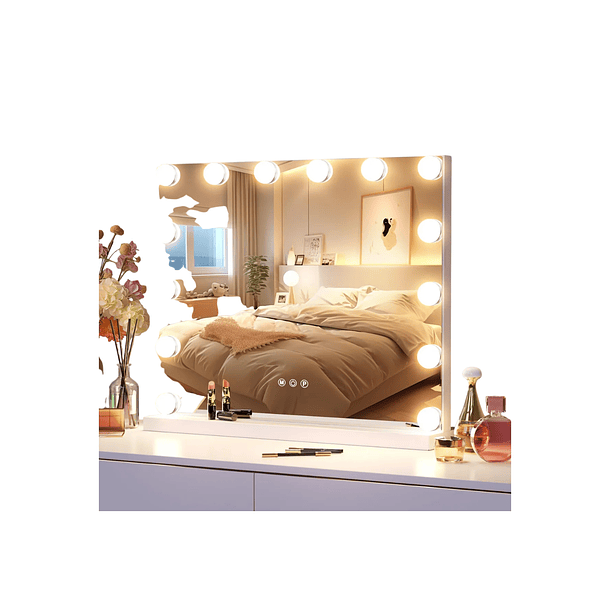 Espejo De Tocador Con 13 Bombillas Led 1