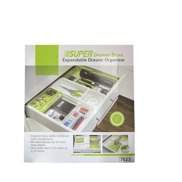 Organizador De Cajones, Gavetas Multiusos Cocina, Hogar Blanco 2