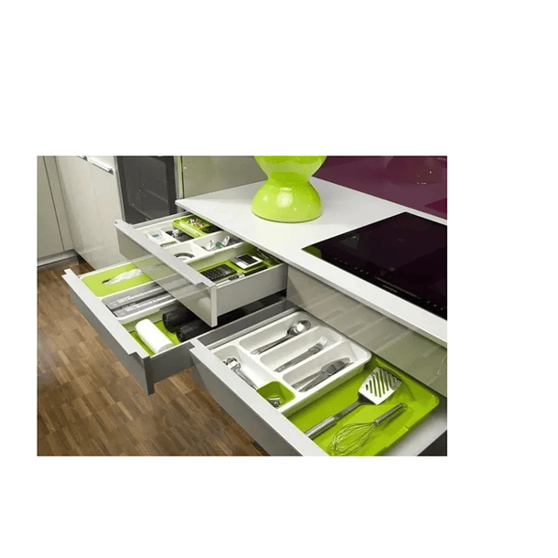 Organizador De Cajones, Gavetas Multiusos Cocina, Hogar Blanco 4
