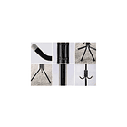Colgador Perchero Tripo Metal Ropa Cartera Sombrero 175x45  3