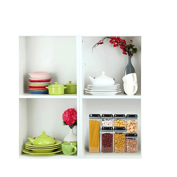Set De 7 Contenedores Herméticos De Plástico Cocina Despensa Organiza Tus Alimentos De Forma Ordenada 2rl Pack 7 Pcs 2