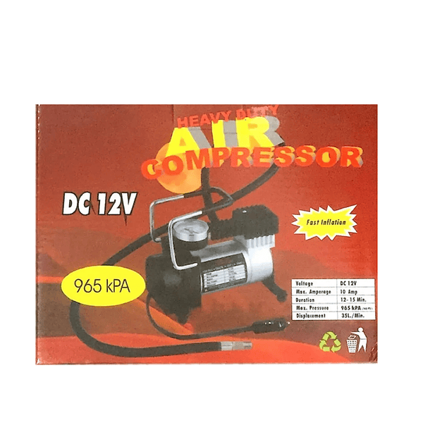 Compresor Aire 12v Multifunción Inflador Neumáticos Auto 5