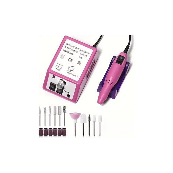 Maquina Pulidora Uñas Manicure Pedicure Dremel Profesional Rosa Chicle 4