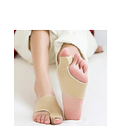 Par De Calcetines Correctores De Gel Correctores Ortopédicos Beige 3