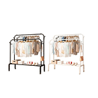 Perchero Organizador Colgante Ropa Doble Barra Tendedero 68k  1