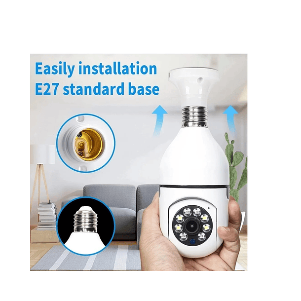 Camara Ip Ampolleta Panorámica Wifi / Yoosee 3