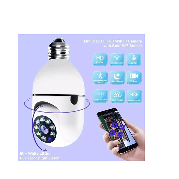 Camara Ip Ampolleta Panorámica Wifi / Yoosee 4
