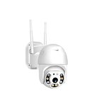 Cámara Para Seguridad 360 Ip 66 Yoosee Panorámica Para Exteriores Color Blanco 1