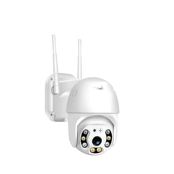Cámara Para Seguridad 360 Ip 66 Yoosee Panorámica Para Exteriores Color Blanco 1