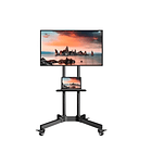Soporte De Piso Para Tv Con Ruedas 32-65'' Base Profesional 3