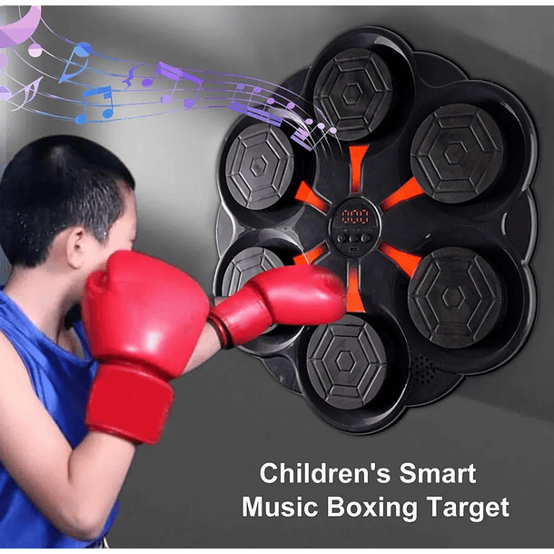 Maquina Boxeo Inteligente Musical Guantes Bluetooth  3