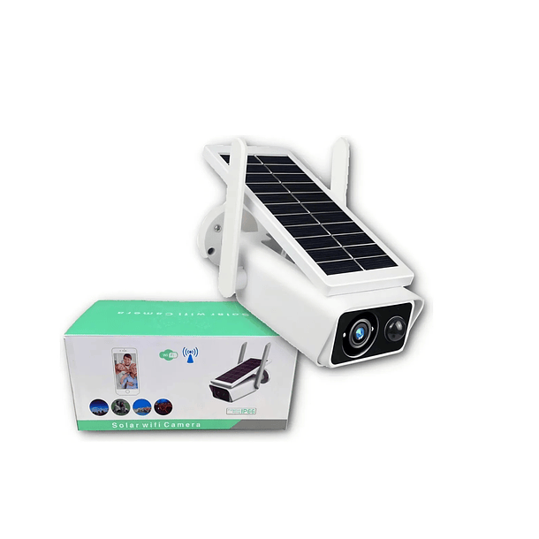 Cámara de Seguridad Domo Wi-Fi Smart Camera Solar PTZ 2MP Visión Nocturna 3