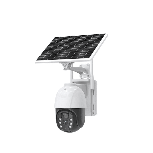 Cámara De Seguridad Solar Ai Hd Sensor Movimiento Humanoide Blanco 1