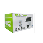 Cámara De Seguridad Solar Ai Hd Sensor Movimiento Humanoide Blanco 2