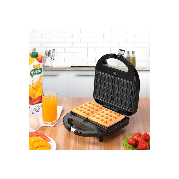 Wafflera Maquina Para Preparar Waffles Sokany 750w 2