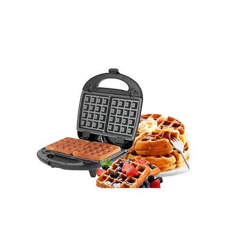 Wafflera Maquina Para Preparar Waffles Sokany 750w