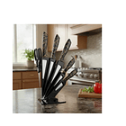 Set De Cuchillos De Cocina 7 Piezas Diseño Elegance Marble 2