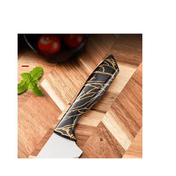 Set De Cuchillos De Cocina 7 Piezas Diseño Elegance Marble 3