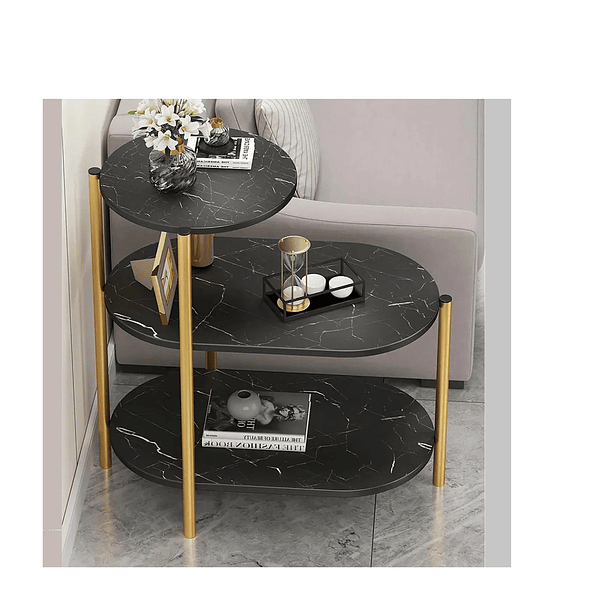 Mesa De Centro Auxiliar Decorativa  3 Niveles  5