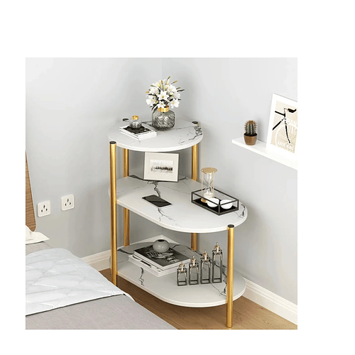 Mesa De Centro Auxiliar Decorativa  3 Niveles 