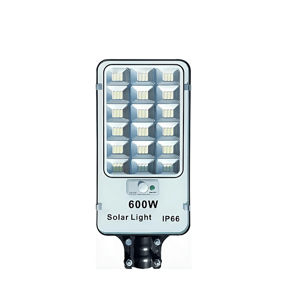 Foco Led Con Panel Solar 600w Exterior Ip66 Con Soporte Gris Oscuro Blanco Frío 3