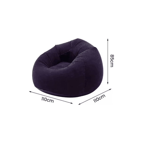Sillón Inflable Puffs Inflables Sofá Ergonomico Camping Xl 3