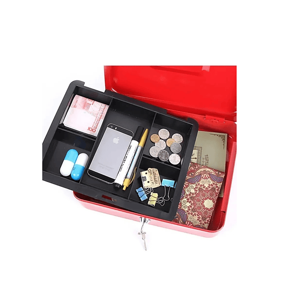 Caja De Dinero Metálica Con Combinación Digital | Seguriudad   2