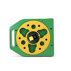 Manguera De Riego 20 Metros Con Carrete Y Pistola 7 Riegos 2