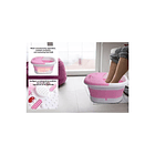 Spa Masajeador De Pies Bañera Plegable Electrica Hidromasaje Color Rosa 2