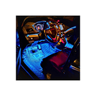 Tira X4 Led Luz Piso Interior Auto +control Ritmica 2