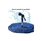Manguera Retractil Expandible Jardin Agua Jardineria 15 Mts Azul 4
