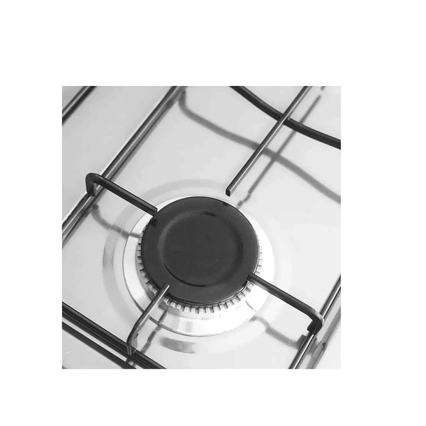 Cocina A Gas Encimera 4 Platos Quemadores Portatil 6