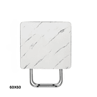 Mesa Cuadrada Diseño Marmol 60X60  Cm 2