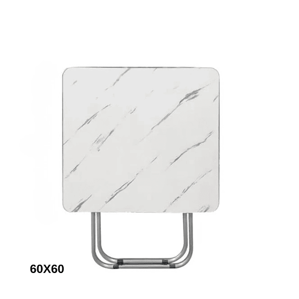 Mesa Cuadrada Diseño Marmol 60X60  Cm 2