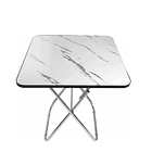 Mesa Cuadrada Diseño Marmol 60X60  Cm 1