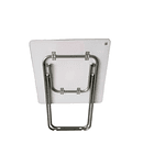 Mesa Plegable Cuadrada Acabado Que Simula Mármol 80x80cm 4