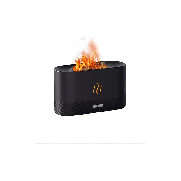 Humidificador Flame Flame Aroma Diffuser con voltaje de negro 3