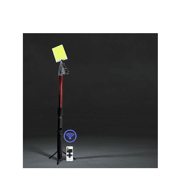 Lampara Led Caña De Pescar Telescópica Exteriores Camping 3