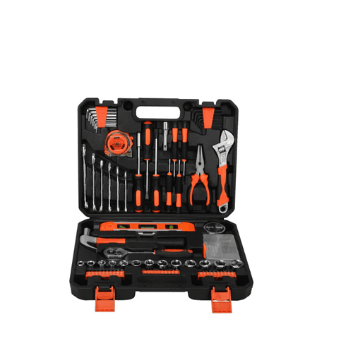 Kit Caja De Herramienta Profesional Multiusos 100 Piezas Naranja