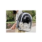 Mochila Transporte Para Mascotas Transparente  5