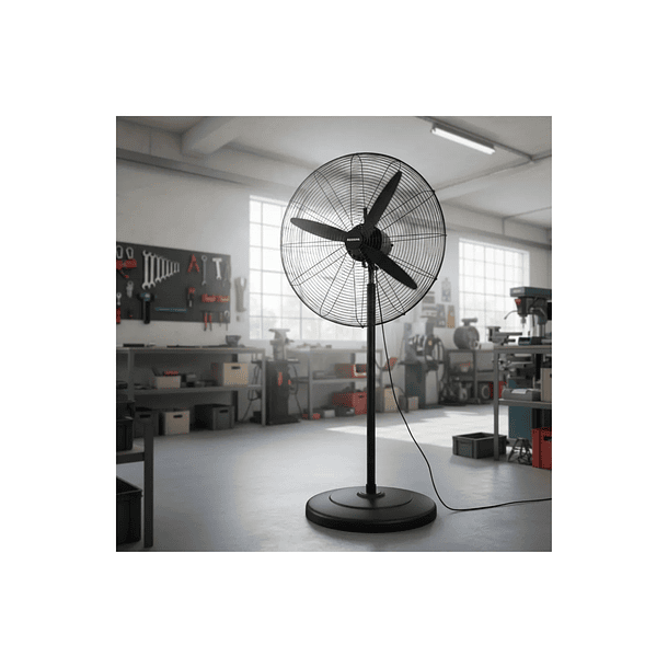 Ventilador Industrial De Pie Turbina Metalico Alta Potencia 3